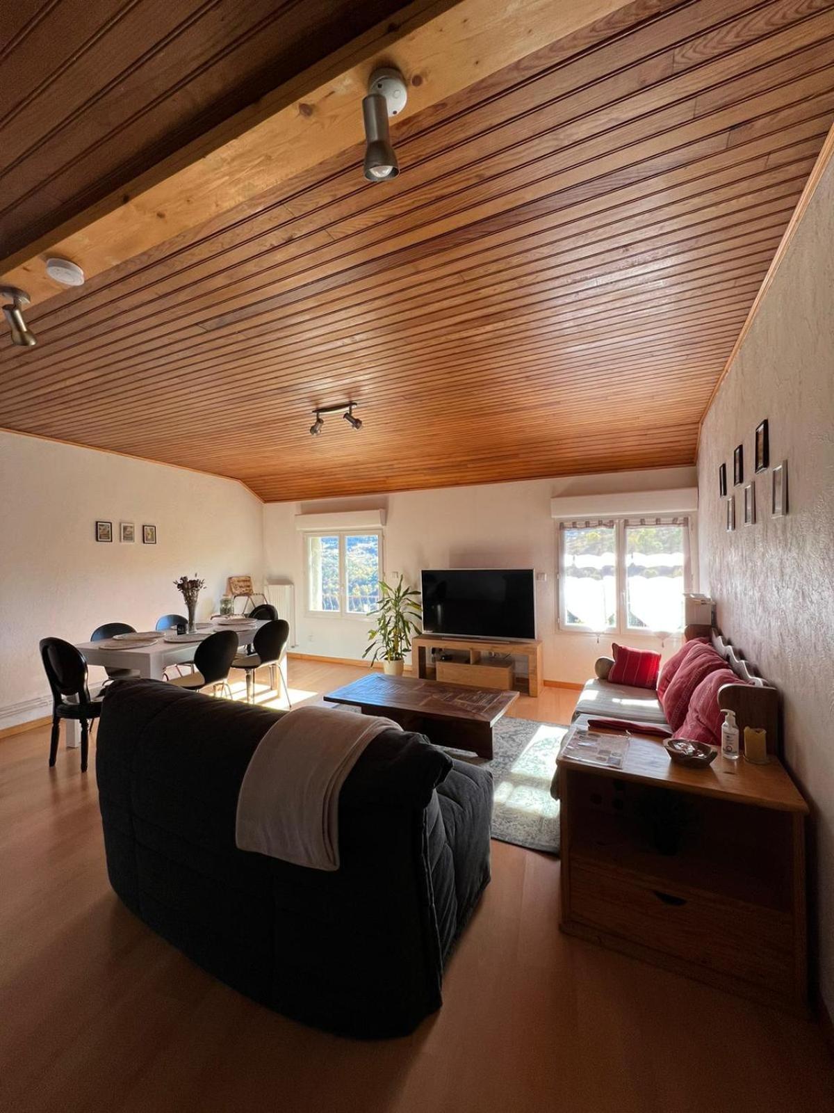 Logement Avec Vue Panoramique A 10Min Des Pistes Sauto Exterior photo